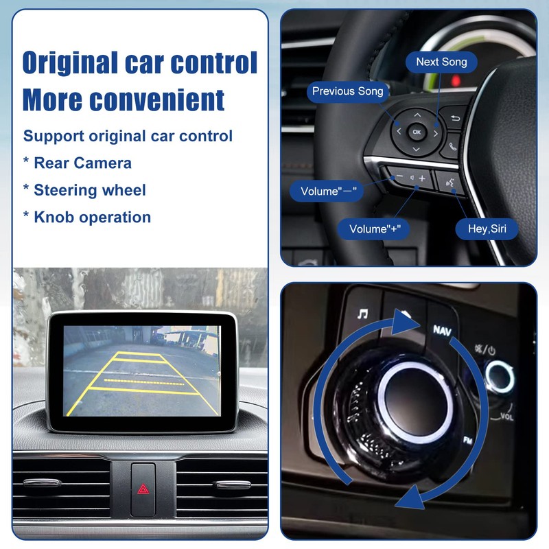 Mazda Carplay and Android Auto Retrofit Kit, TK78-66-9U0C OEM Hub