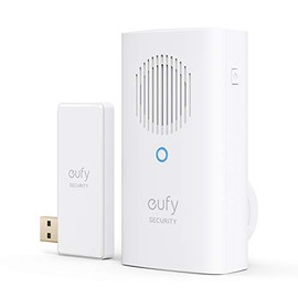 eufy Security Video Doorbell Add-on Chime, Requires 2K (Battery Powered) or Video Doorbell Dual, Simultaneous Ringtone, Volume Control, Works with HomeBase 2/HomeBase 3