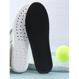 Insole, Footbed, For Sports, Ultra Lightweight, Shock Absorption, Standing Work, Arch Design, Reduces Plantar Fascia, Reduces Fatigue, Antibacterial, Deodorizing, Soft, Breathable, Absorbs Sweat