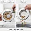 Helect 3-Pack Kitchen Sink Strainer, Stainless Steel Drain Filter with