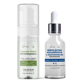 Set Facial Rejuvenecedor She Is Skincare (2 Piezas)                                                                                                   