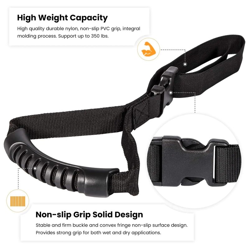 2 Pack car Handle Assist, Adjustable Door Handle Assist with