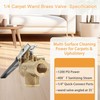 1/4" Carpet Cleaning Wand Angle Valve，Brass Angled Flow Control Valve