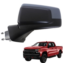 Marretoo Left Driver Side Mirror replacement for 2019-2025 Silverado 1500 Accessories 6 pins With Power Heated Manual Folding Painted With Blind Spot Monitoring(BSM) LH