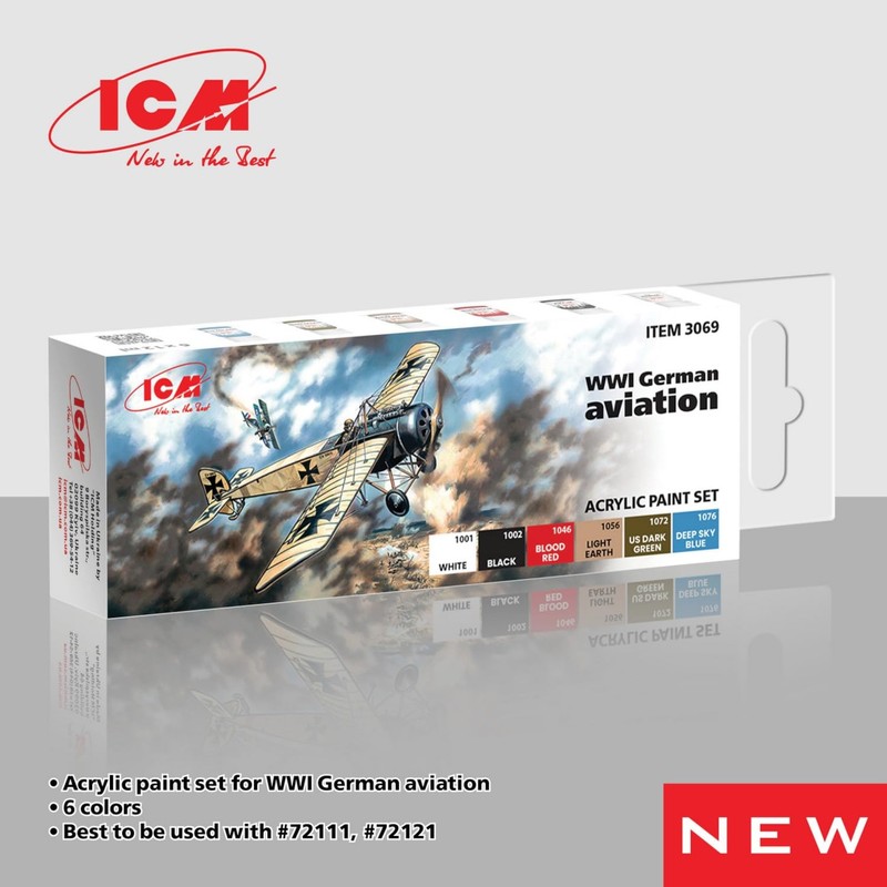 ICM Paint Set - WWI German Aviations