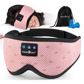 Bluetooth Sleep Mask Headphones for Side Sleepers