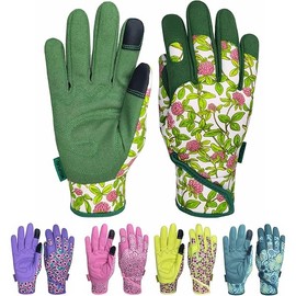 Thorn Proof&Puncture Resistant Gardening Gloves with Grip,Garden Gloves for Women, Leather Work Gloves,Gifts