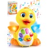 JOYIN Baby Toys Duck, Infant Dancing Crawling Musical Toys 18+