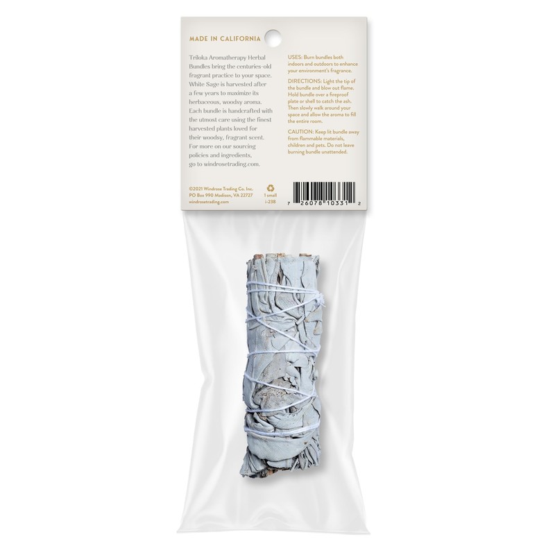 Triloka White Sage Herbal Bundle - Small