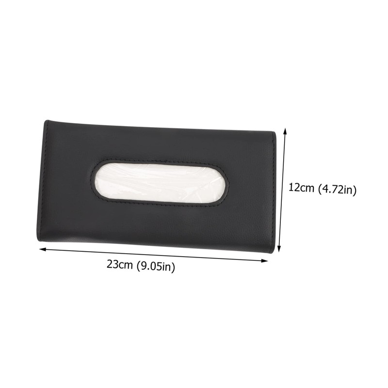 Outanaya 1Set Car Tissue Holder Premium Leather Napkin Holder for