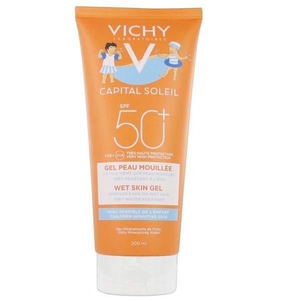 Vichy Promo Capital Soleil Wet Skin Gel Kids SPF50+, 200ml