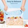 WIBIMEN Mini Ice Cube Trays, Small Tiny Round Pebble Crushed