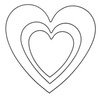 Glorex 6 1294 407 Metal Heart Frame for Crafts Approx.