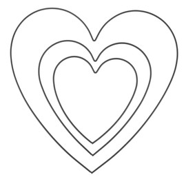 Glorex 6 1294 407 Metal Heart Frame for Crafts Approx. 28 cm Coated in Black Ideal for Dream Catchers, Macrame, Wall Decoration and Floristry