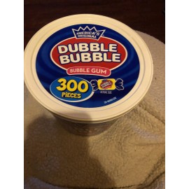 Dubble Bubble Bubble Gum Original Pink 300/Tub 16403