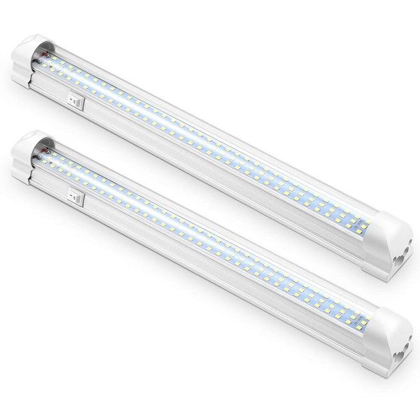 Suuonee Luces interiores del coche, 2 piezas 6000K 12V 2500LM