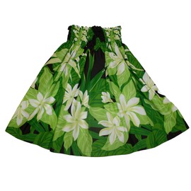 Rainview Creations Hawaiian Youth Girls Hula Pa'u Skirt, Hawaii Tropical Flower Hula Dancer Skirts for 8 to 12 Years Old Girl (US, Alpha, One Size, Regular, Green)