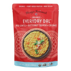 UD_Maya Kaimal Organic Everyday Dal 10 oz Red Lentil Butternut Squash Coconut Pack of 6-Instant Soup