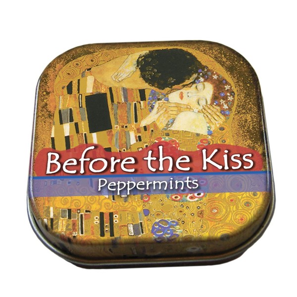 The Unemployed Philosophers Guild Klimt's Kiss Mints - 1 Small Tin 1.75 x 1.75