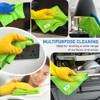 FABRIO Microfibre Cleaning Cloth - Green - 30cm x 30cm