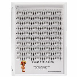 Bodermincer D Curl 10-18mm To Choose Lashes Premade Fans 10D Long Stem Russian Volume Professional Eyelash Extensions Faux Mink (12MM)