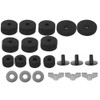 21PCS Drum Set Cymbal Anti-Skid Felt Pad Sleeve Disc Nut
