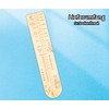 Holzblatt® Sock Ruler 6 Count with Size Guide for Knitting.