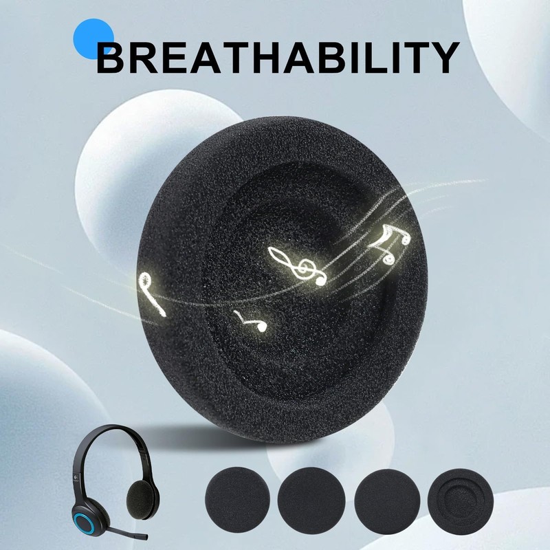 Annlpoy 4 x headphones, ear pads, headphone cover, comfortable, durable