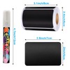 MOTYAWN Chalkboard Labels Sticker - 158 Pcs Waterproof Blackboard Reusable