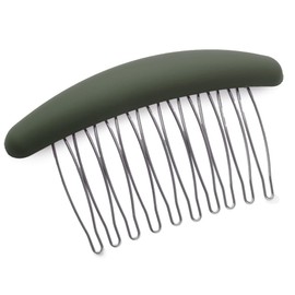 JewelVOX Hair Accessories, Hair Comb, Crescent Moon, Evening Roll, Comb, Hairpin, Stylish, Adult (Ash)