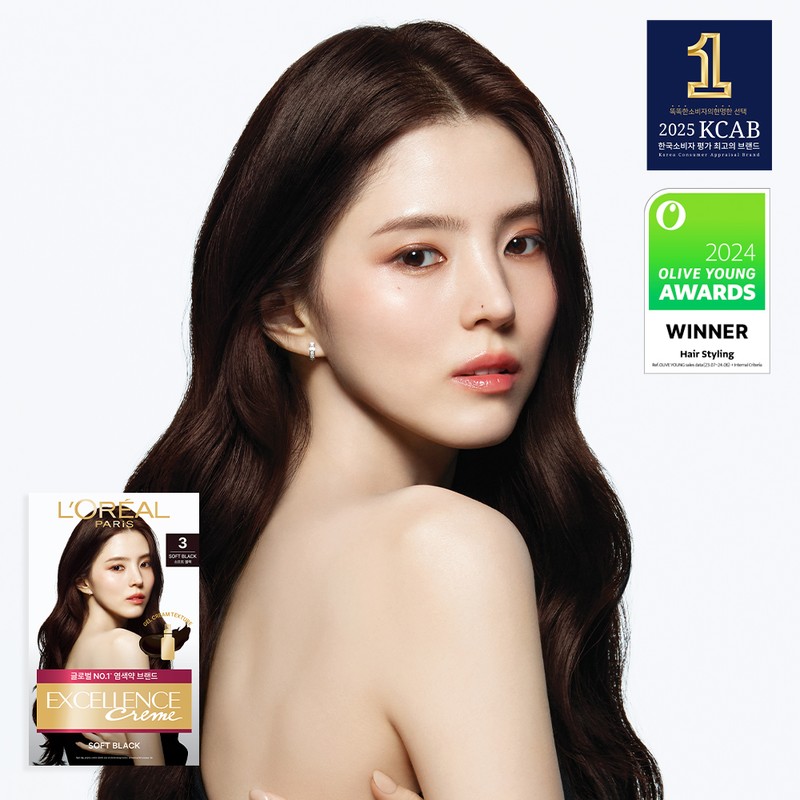 L'Oreal Paris [Easy gray hair dyeing with a comb cap]