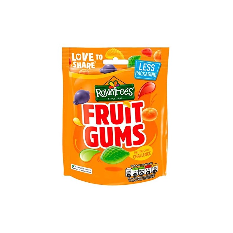 Rowntrees Fruit Gums, Jelly Tots & Randoms for Sharing -