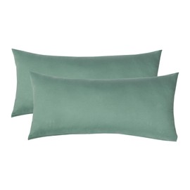 Livessa Set of 2 Pillowcases, 40 x 80 cm, Concealed Zip on the Long Side, Pillowcase Made of 100% Cotton Jersey Fabric, Ultra Soft and Breathable, Oeko-Tex Certified