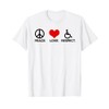 Peace. Love. Respect. - Disability Awareness T-Shirt