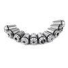 10pcs/set ER20 High Precision Spring Steel Collet Set CNC Engraving