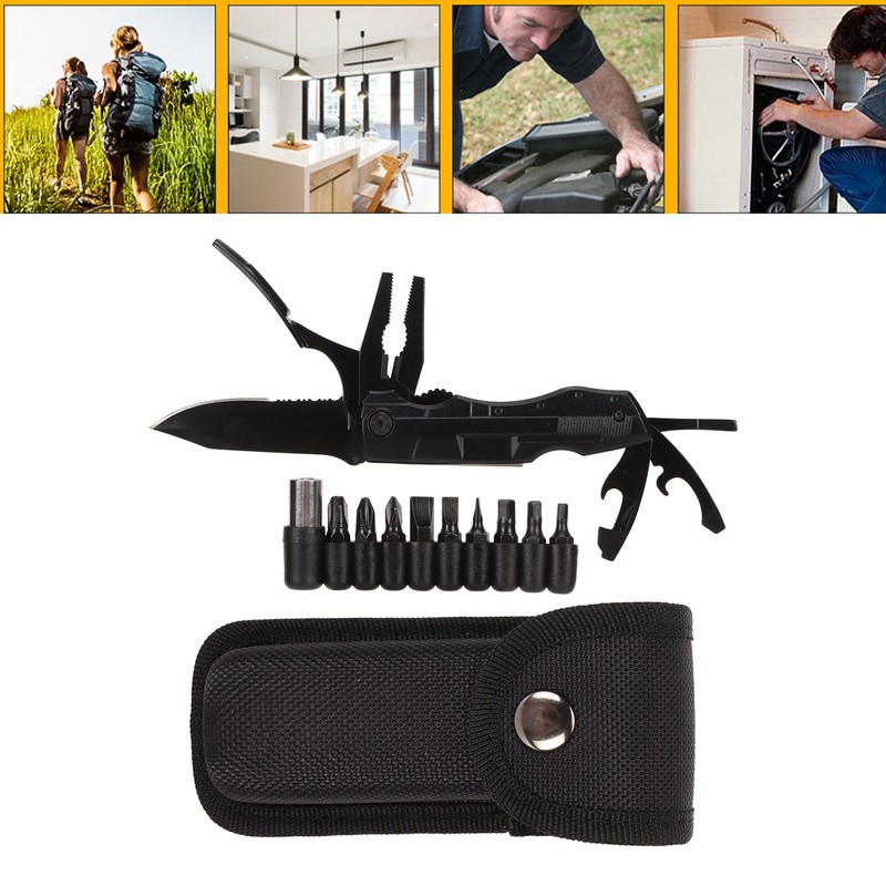 Multitool Pliers Professional Stainless Steel Utility Knife Foldable Bottle Opener
