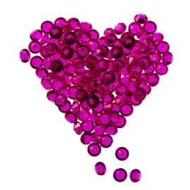 Trimming Shop Hot Pink 2000pcs Table Scatters Clear Acrylic Rhinestone Diamonds Table Confetti for Table Centerpiece Bridal Shower Birthday Party Table Decoration Vase Filler Beads, 4.5mm