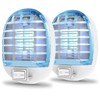 DNFAF 2 Packs Bug Zapper Indoor, Fly Trap for Indoors,