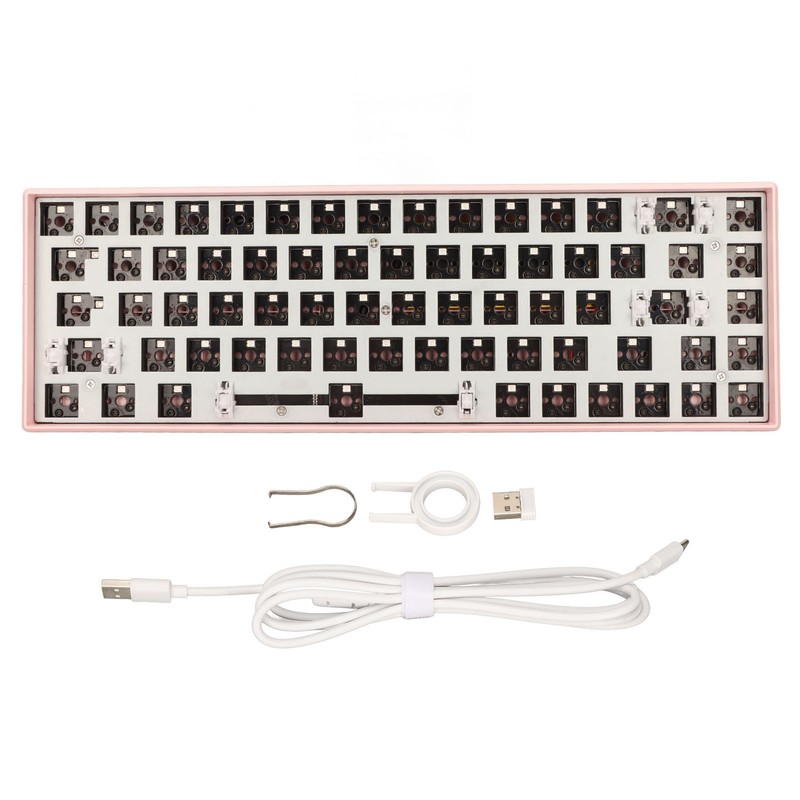 68 Key Mechanical Keyboard DIY Kit with RGB 5V DC