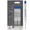Parker Ballpoint Pen Refills Medium Point Blue QUINKflow Ink 10