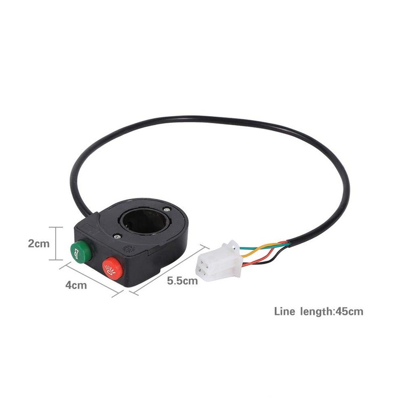 Suuonee Horn Headlight Switch, 12 V ABS Plastic Horn Headlight