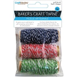 Multicraft Imports Baker's Twine, 33-Feet, Vivid