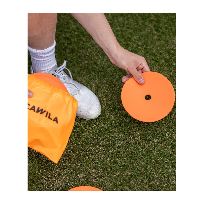 Cawila Rubber Marker Discs Set of 10 Non-Slip Floor Markers,