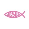 Jesus Christian Fish Sticker Vinyl Decal Notebook Car Window Laptop