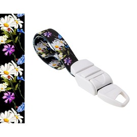 ROLSELEY Medical Nurse Tourniquet with DAISY & LADYBIRD FLORAL Pattern with ABS Plastic Buckle Latex Free Elastic Band Perfect for Doctors, Nurses, Students and Paramedics