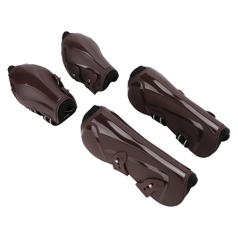 4pcs Horse Tendon Boots Adjustable Thicken Front Hind Horse Leg