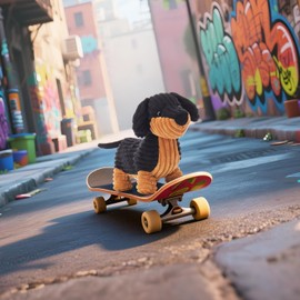 Apricot Lamb Dachshund Fulan Stuffed Animals for Kids, Soft Cute Plush Toys for Baby Girl and Boy, 13.5 Inches