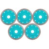 PEAKIT Supper Thin Tile Blade 4.5 Inch 5 Pack Diamond