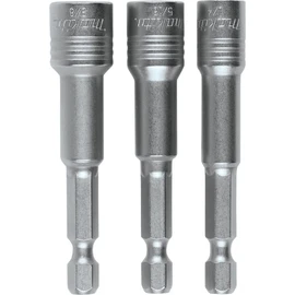Makita Impact XPS Mixed Magnetic Nutsetter Socket, 65 mm (Pack of 3)