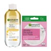 Kit Garnier Skin Active Micelar Bifásica 400ml + Ecopads